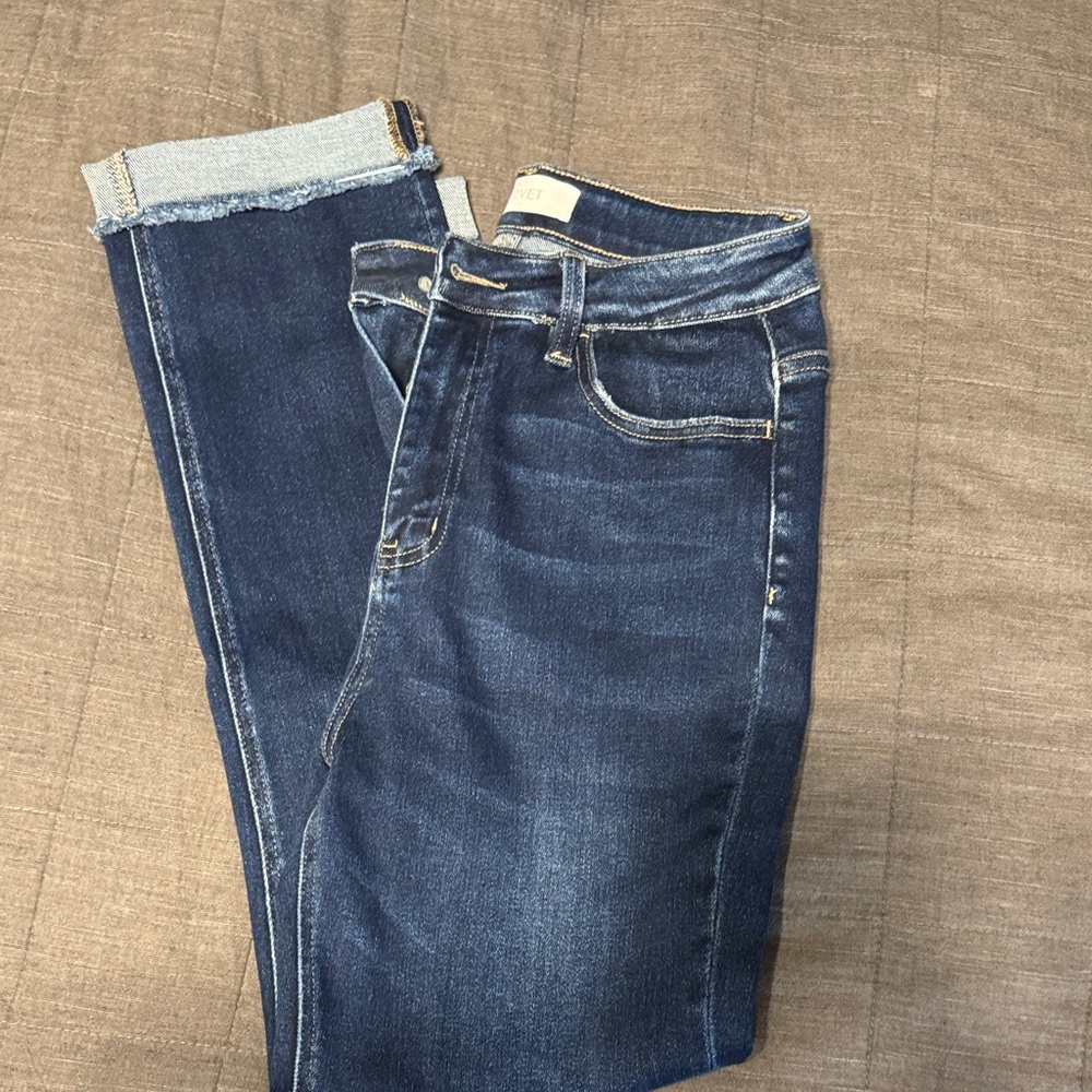 Vervet Dark Blue Denim Jeans